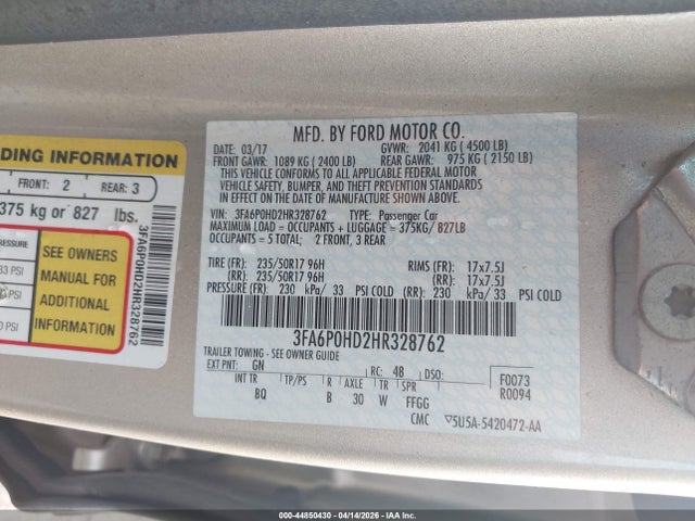 FORD FUSION SE - 9