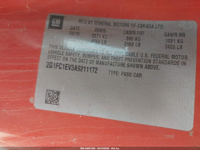 CHEVROLET CAMARO - 9