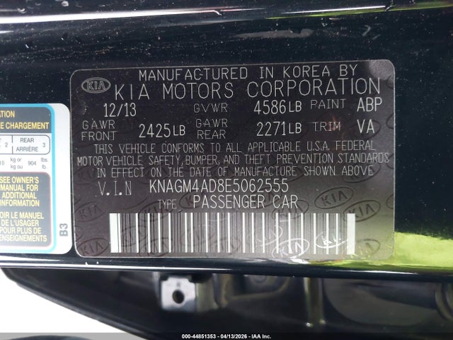 KIA OPTIMA HYBRID LX - 9