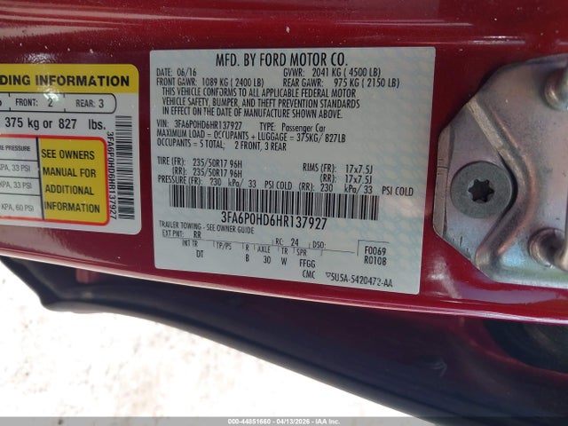 FORD FUSION SE - 9