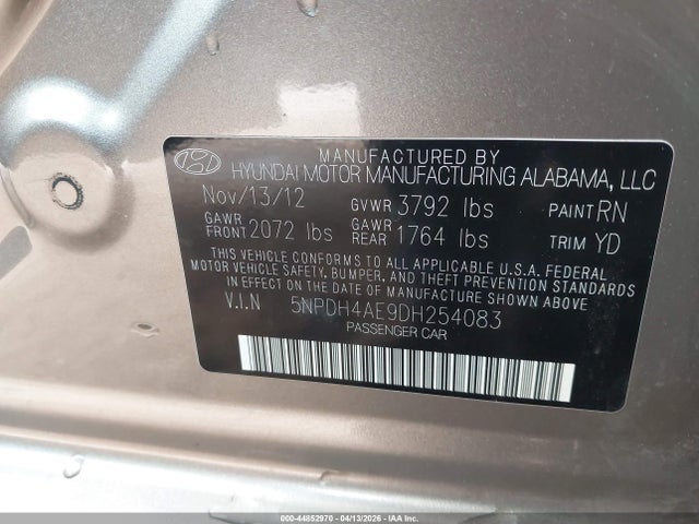 HYUNDAI ELANTRA LIMITED - 9