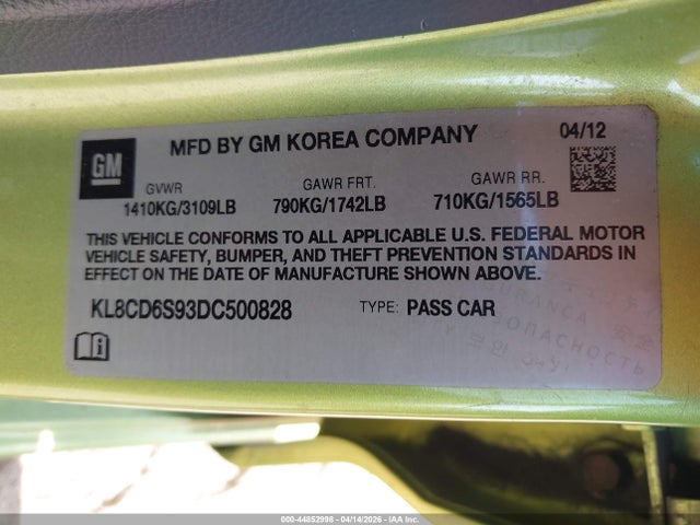 CHEVROLET SPARK 1LT AUTO - 9