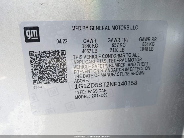 CHEVROLET MALIBU FWD LT - 9