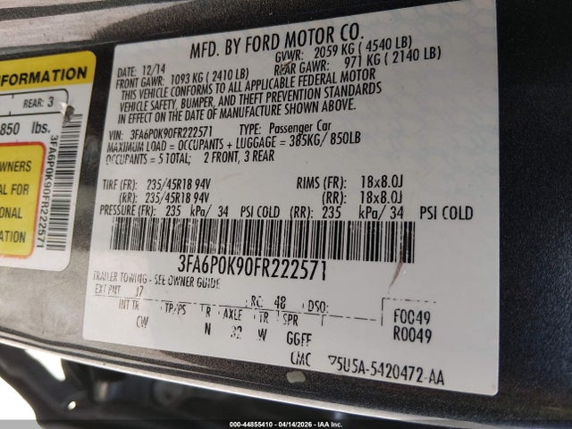 FORD FUSION TITANIUM - 9