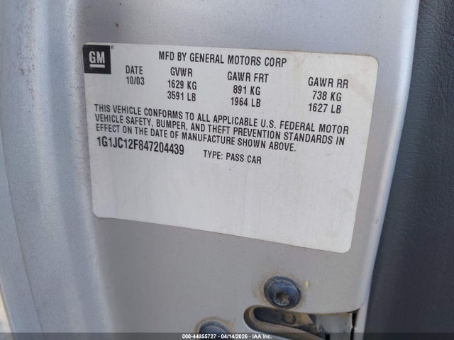 CHEVROLET CAVALIER - 9