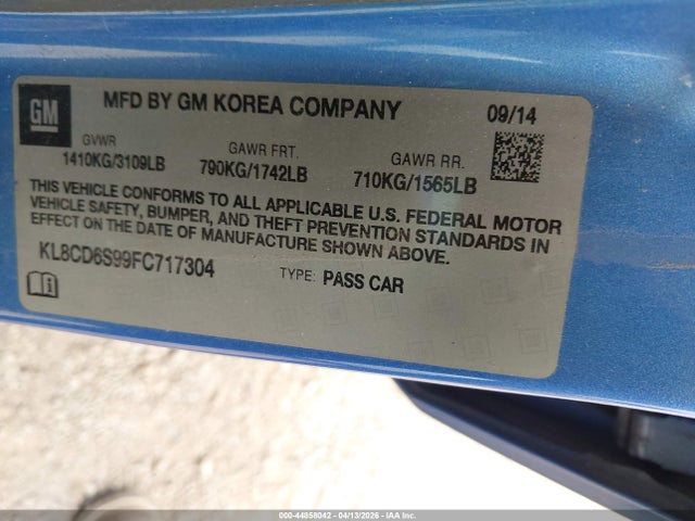 CHEVROLET SPARK 1LT CVT - 9