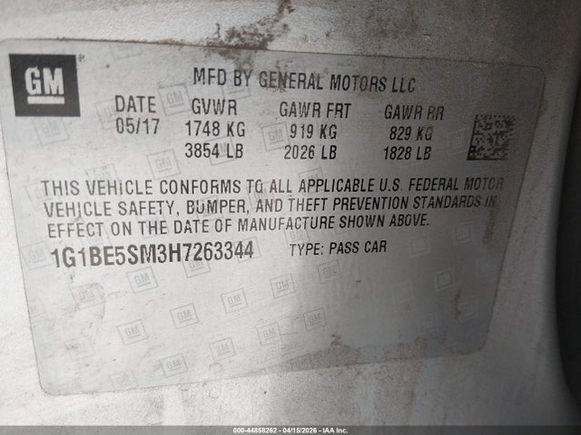 CHEVROLET CRUZE LT AUTO - 9