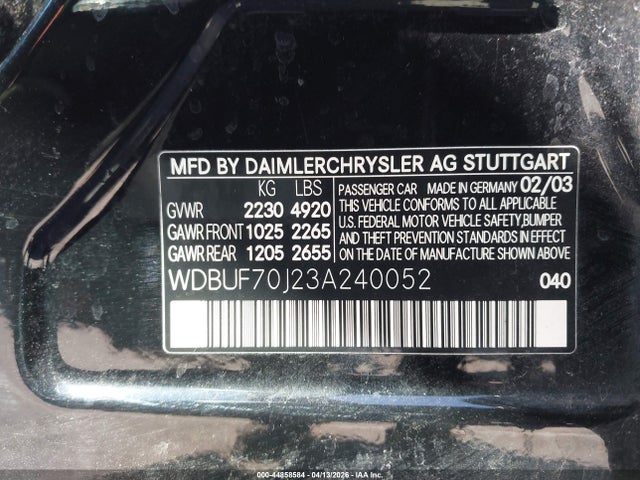 MERCEDES-BENZ E-CLASS - 9