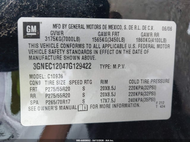 CHEVROLET AVALANCHE 1500 LT - 9