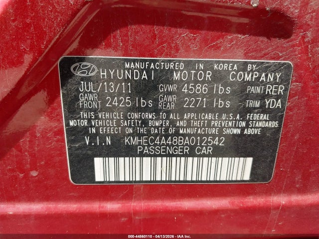 HYUNDAI SONATA HYBRID - 9