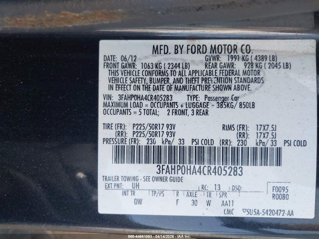 FORD FUSION SE - 9