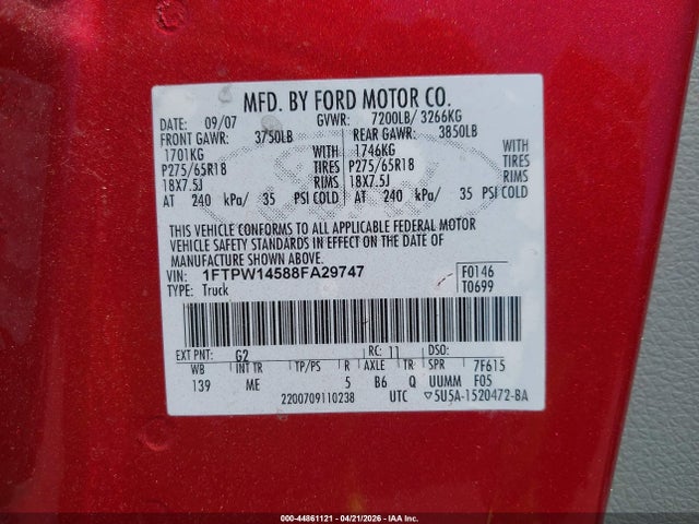 FORD F-150 60TH ANNIVERSARY/FX4/KING RANCH/LARIAT/LIMIT - 9