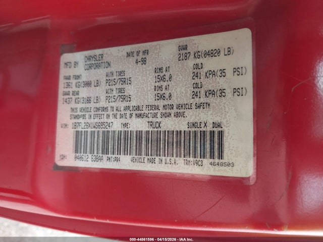 DODGE DAKOTA SLT/SPORT - 9