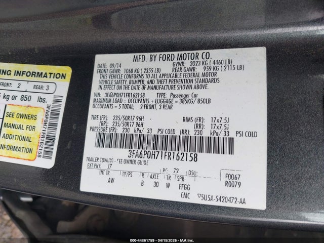 FORD FUSION SE - 9