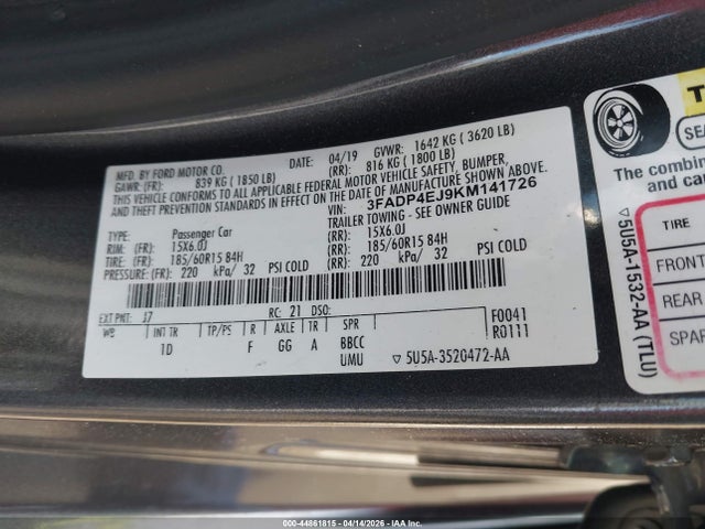 FORD FIESTA SE - 9
