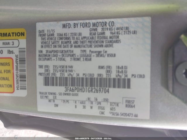 FORD FUSION SE - 9