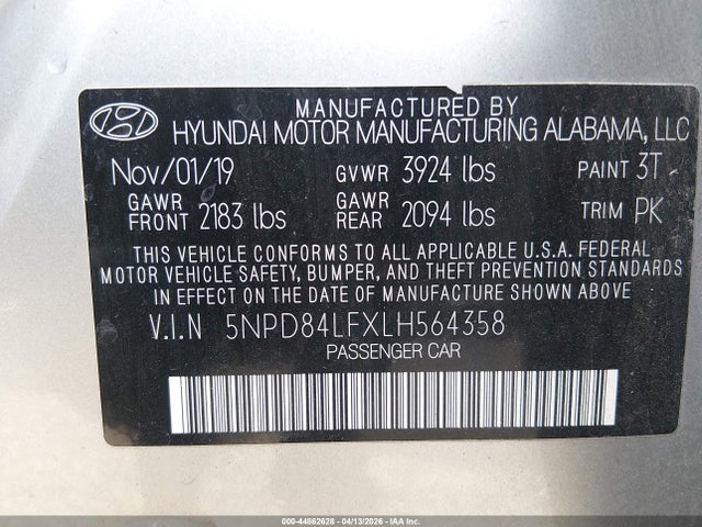 HYUNDAI ELANTRA SEL - 9