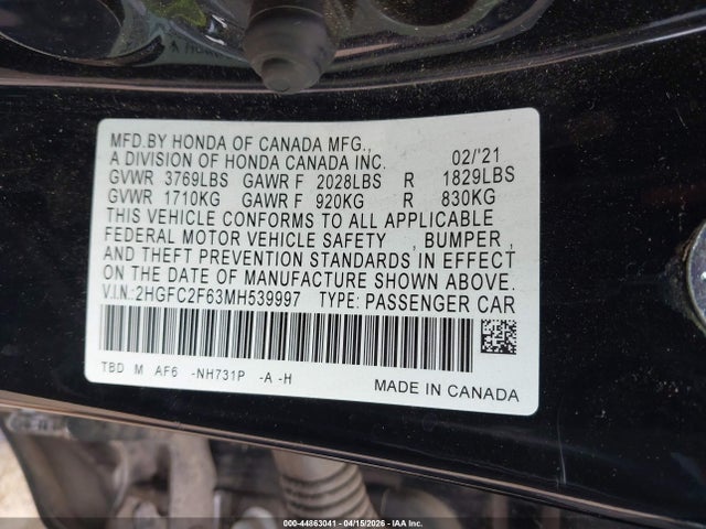 HONDA CIVIC - 9