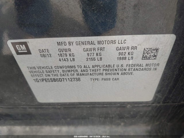 CHEVROLET CRUZE 2LT AUTO - 9