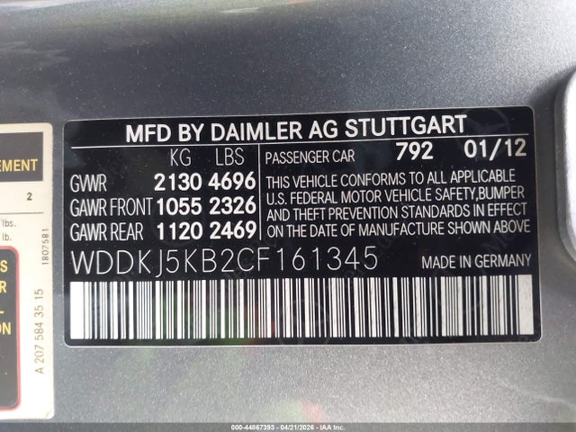 2012 Mercedes-BENZ E 350 照片 9