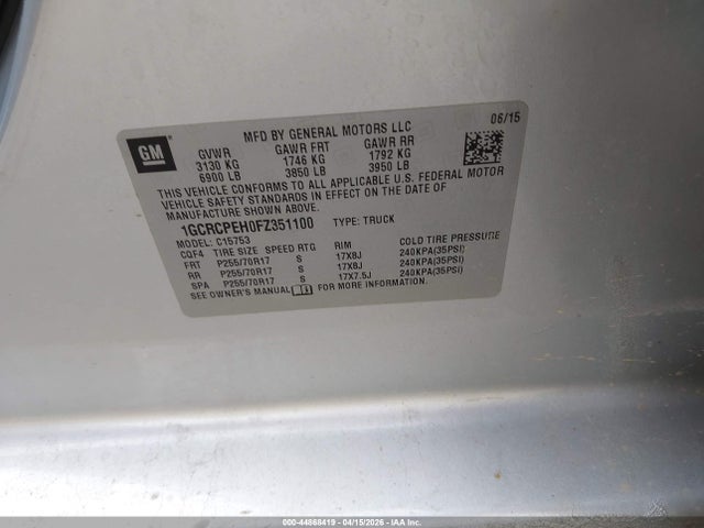 CHEVROLET SILVERADO 1500 - 9