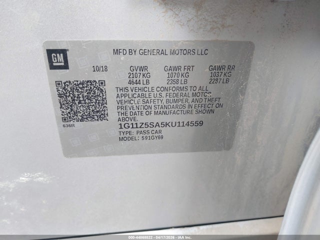 2019 CHEVROLET IMPALA LT 9