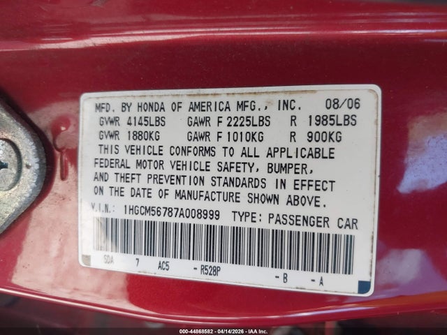 HONDA ACCORD - 9