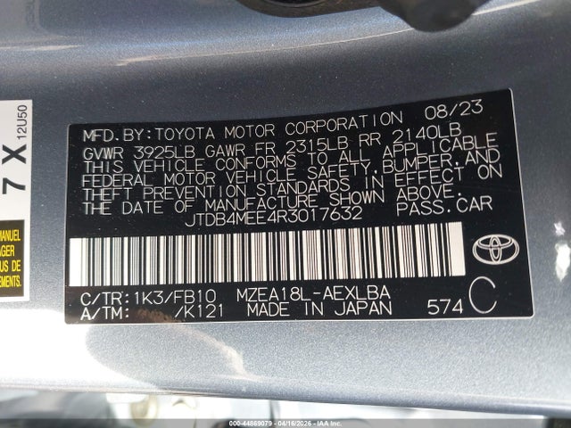 صورة 9 لـ 2024 Toyota COROLLA LE