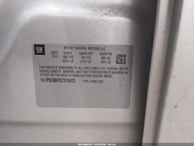 CHEVROLET CRUZE LS - 9