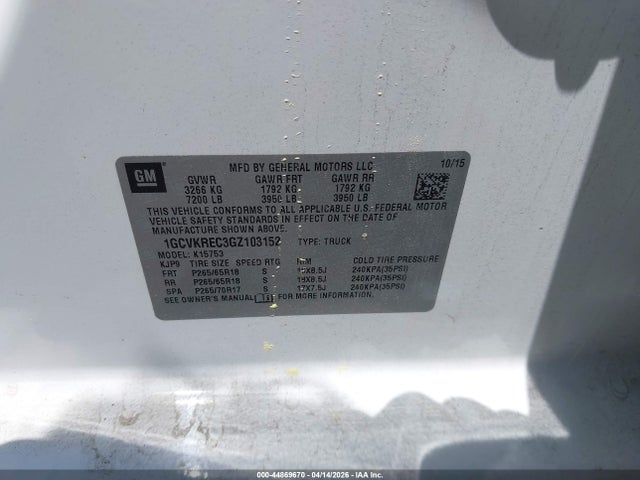 CHEVROLET SILVERADO 1500 2LT - 9