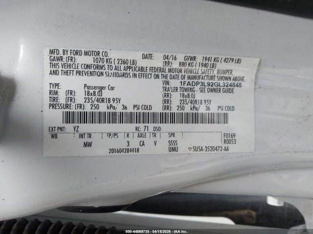 FORD FOCUS ST - 9