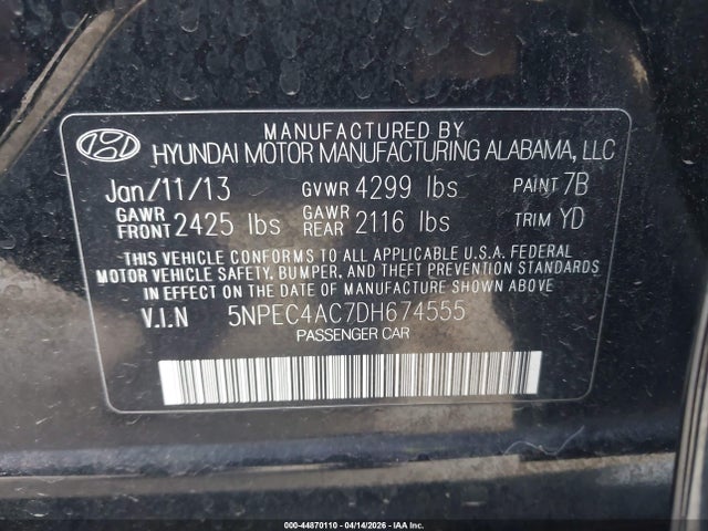 HYUNDAI SONATA LIMITED - 9