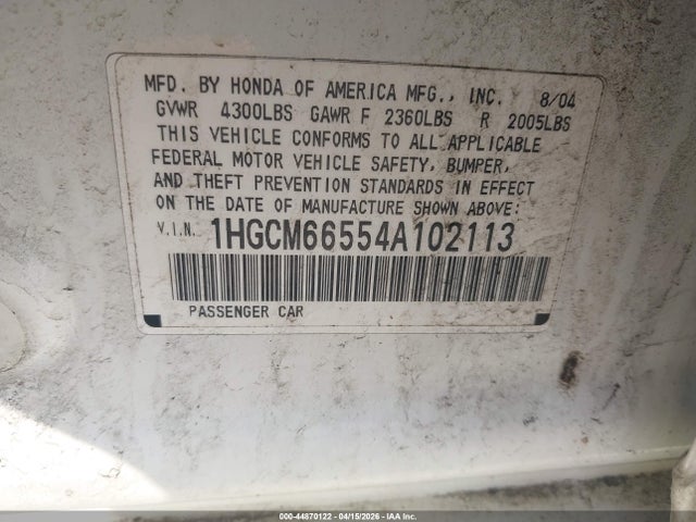 HONDA ACCORD 3.0 EX - 9