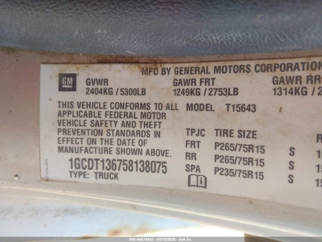 CHEVROLET COLORADO LS - 9