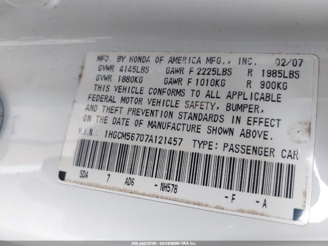 HONDA ACCORD - 9