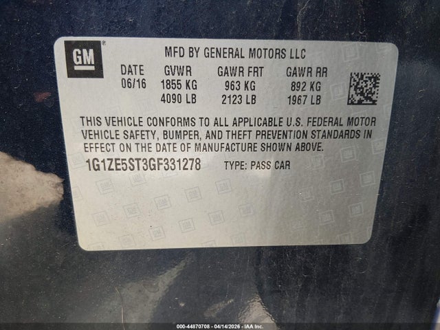 CHEVROLET MALIBU 1LT - 9