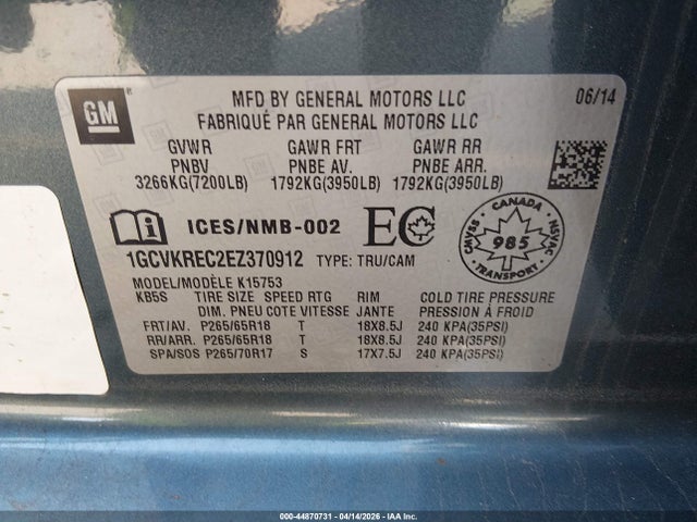 CHEVROLET SILVERADO 1500 1LT/2LT - 9