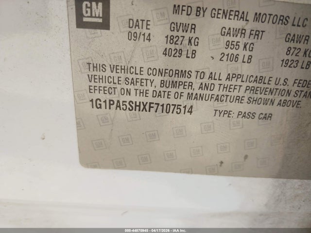 CHEVROLET CRUZE LS AUTO - 9