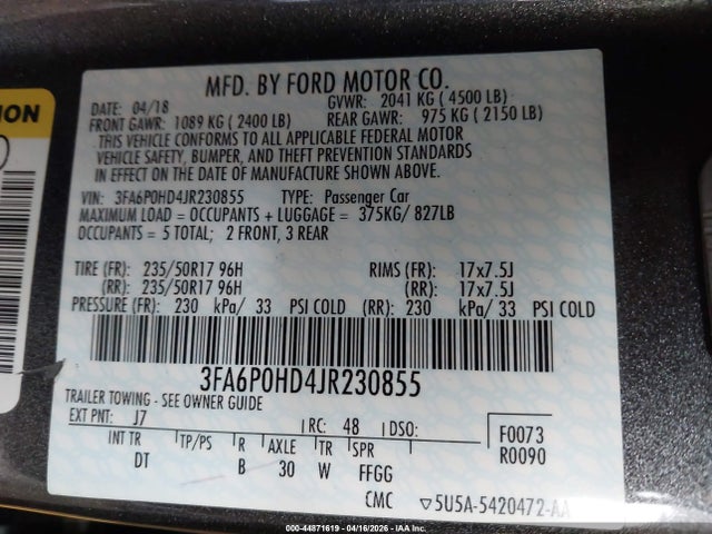 FORD FUSION SE - 9