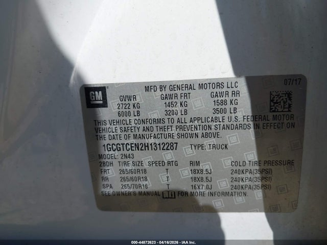 CHEVROLET COLORADO LT - 9