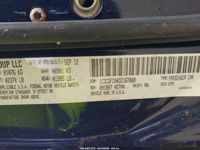 DODGE DART LIMITED - 9