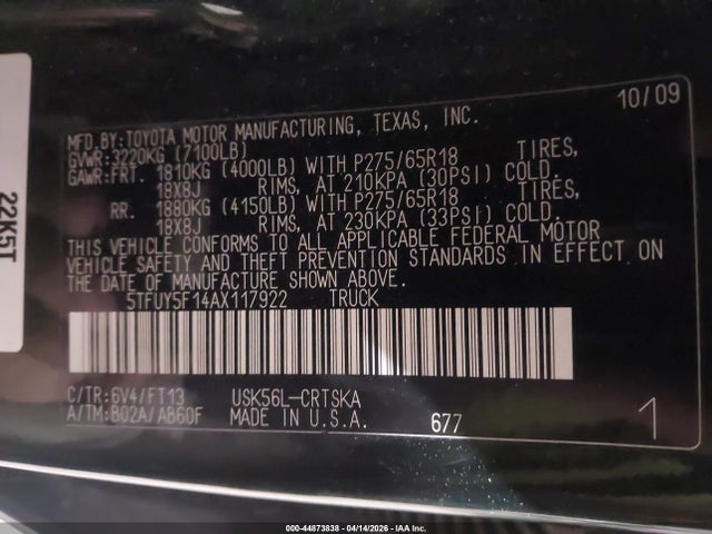 TOYOTA TUNDRA - 9