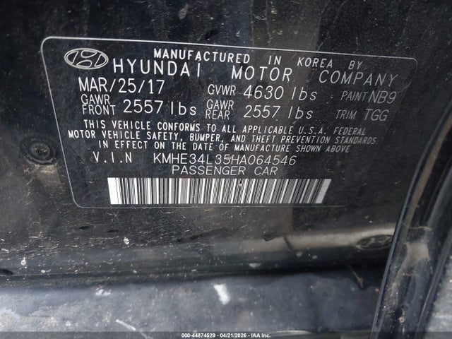 HYUNDAI SONATA HYBRID LIMITED - 9