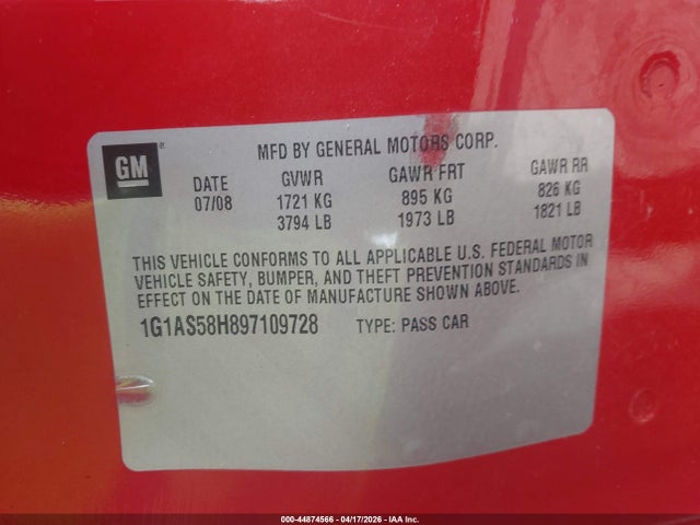 CHEVROLET COBALT LS - 9