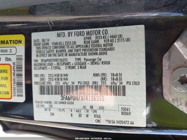 FORD FUSION SE - 9