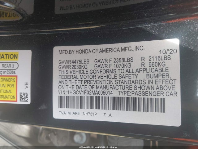 HONDA ACCORD SPORT - 9