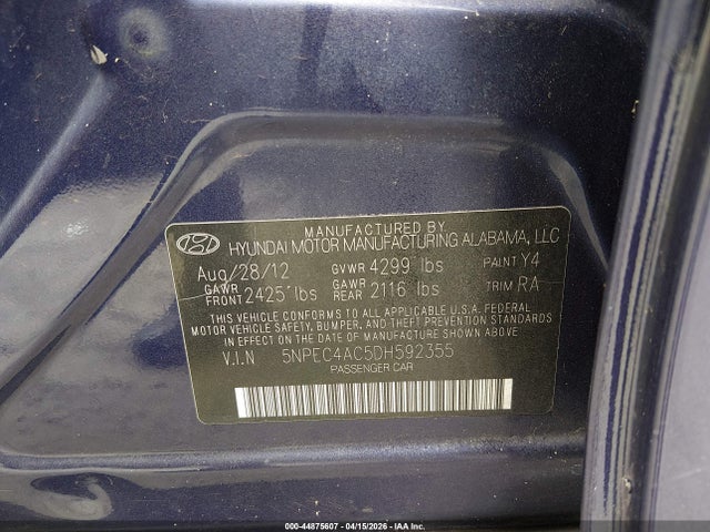 HYUNDAI SONATA LIMITED - 9