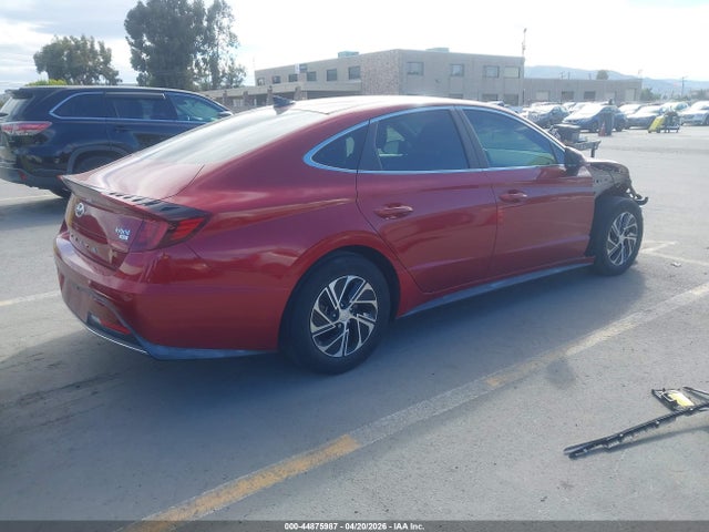 HYUNDAI SONATA HYBRID BLUE - 4