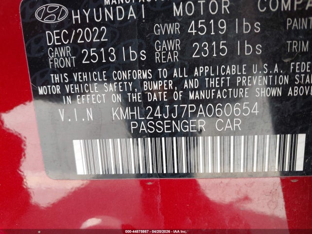 HYUNDAI SONATA HYBRID BLUE - 9