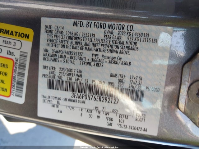 FORD FUSION SE - 9